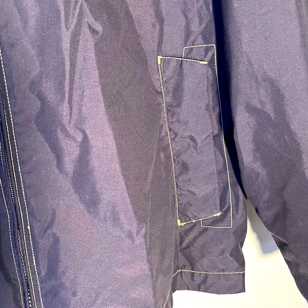 Vintage Bill Blass Blue Men’s Zip Up Jacket Size XXL - Picture 6 of 6